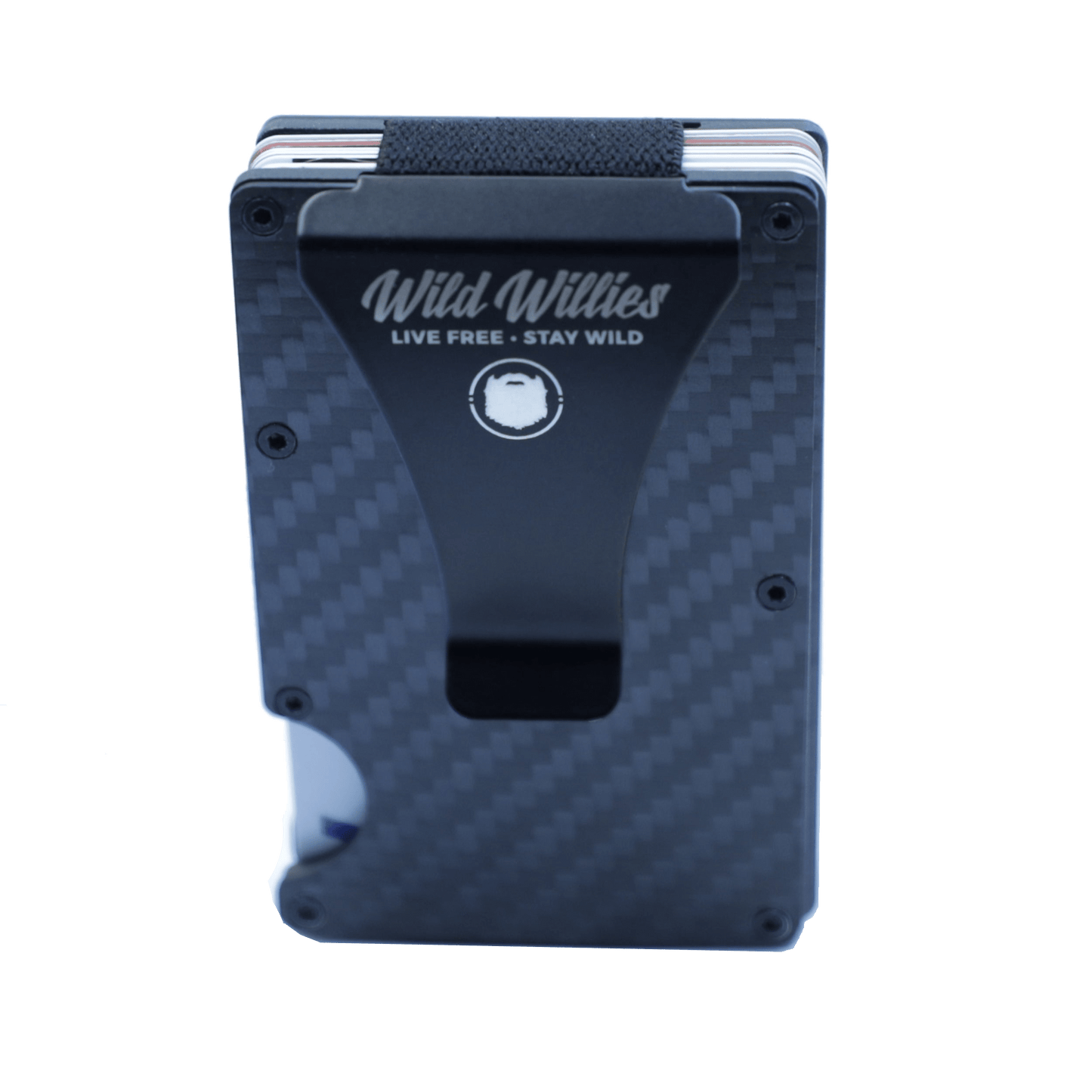 Black Aluminum & Carbon Fiber Wallet wallet Wild-Willies