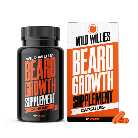 Beard Growth Supplement Beard Growth Wild-Willies Capsules 