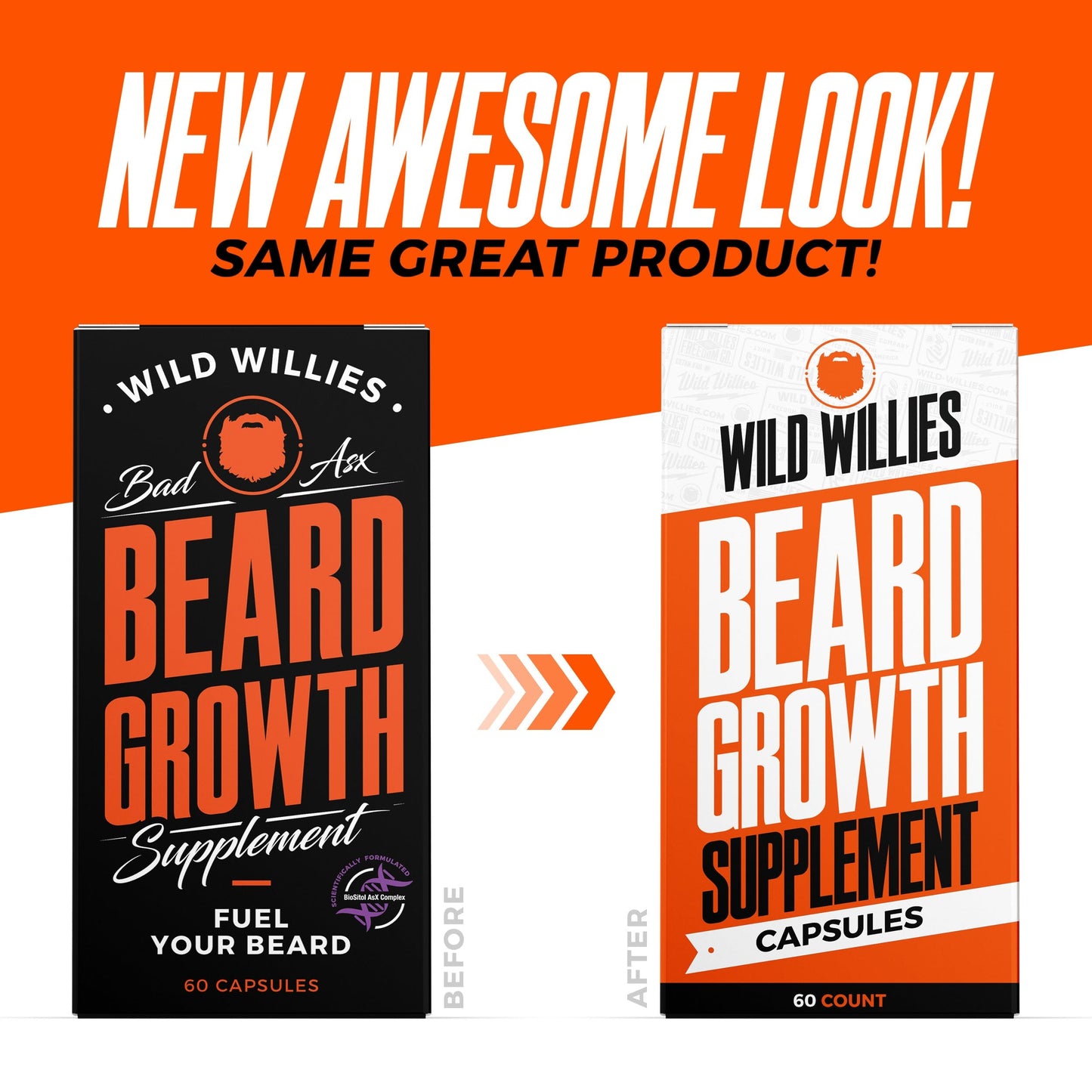 Beard Growth Supplement Beard Growth Wild-Willies 