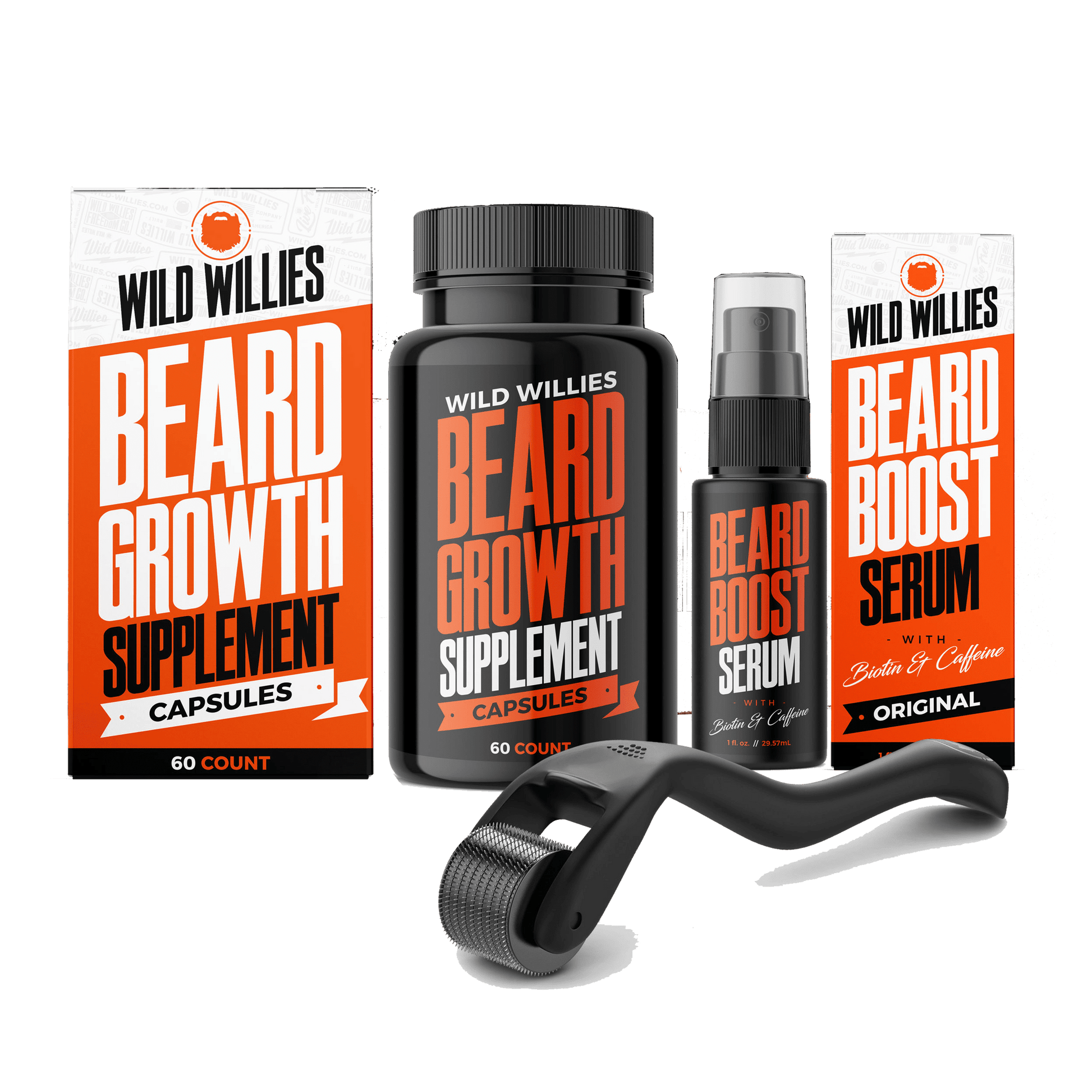 Derma Roller Set + Free Dopp Bag Kits & Bundles Wild Willies Capsules 