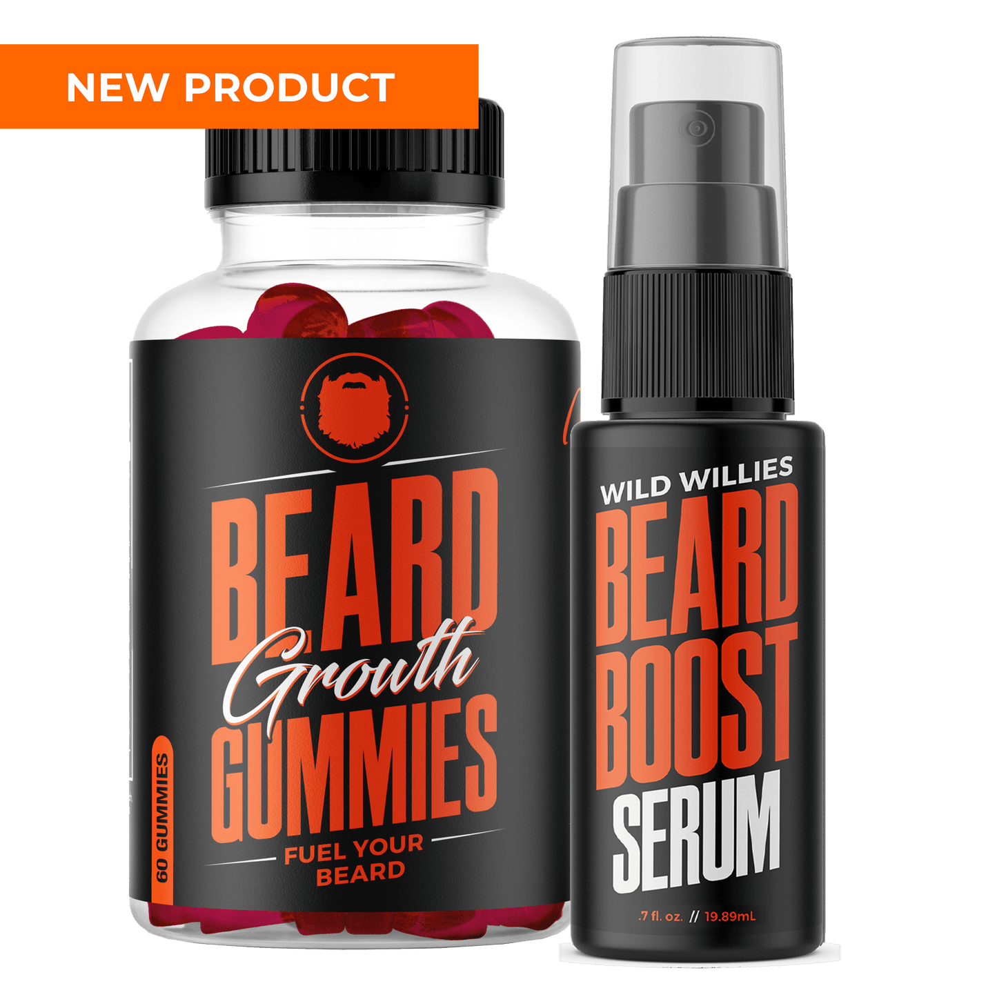 Beard Growth Kit Kits & Bundles Wild-Willies Gummies 